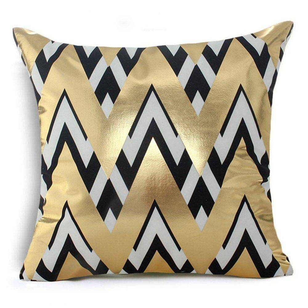 Gold Throw Pillows Cover Best Quality Bedding