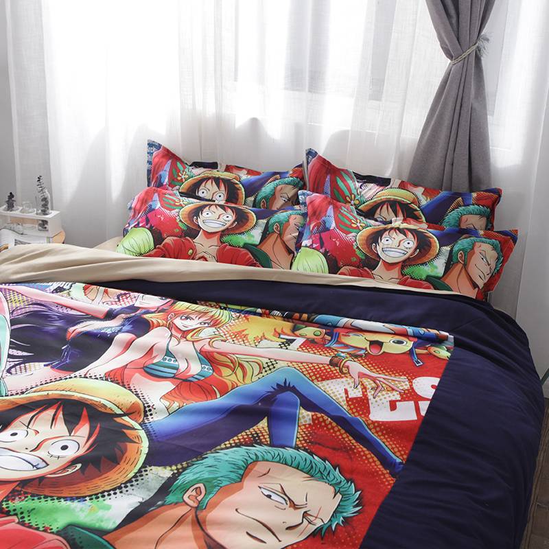 3D Anime Duvet Cover Bedding Sets (23 Designs) - Bedding Set Collection