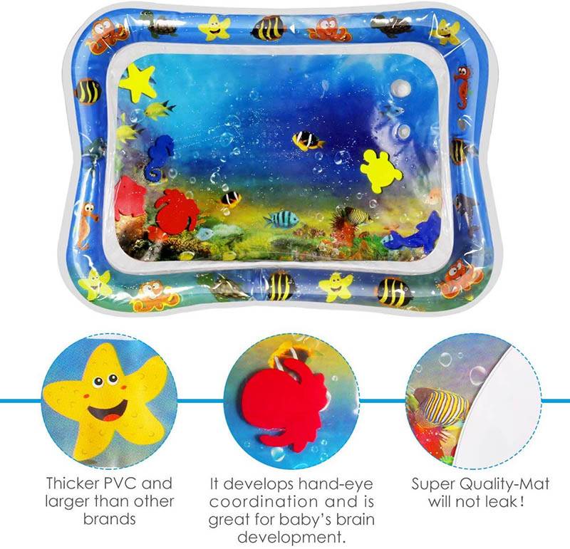 baby inflatable aquarium water mat toy