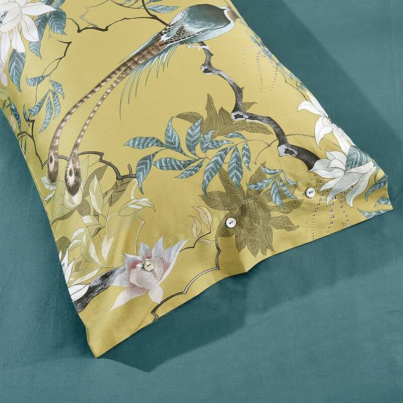 Silky Soft Chinoiserie Bedding (Egyptian Cotton)